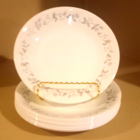 VTG-  Corelle Vitrelle Country Cottage Bread Plate Bundle-8- 6.75" Plates - Picture 8 of 9